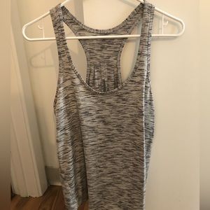 Lululemon Slit Racerback Tank White Heather Size 8